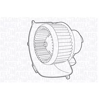 Pulseur d'air habitacle MAGNETI MARELLI 069422466010
