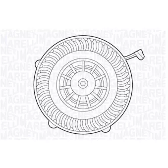 Pulseur d'air habitacle MAGNETI MARELLI 069412662010