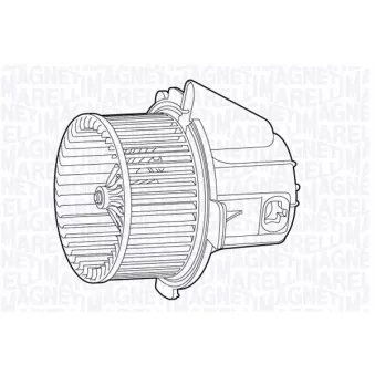 Pulseur d'air habitacle MAGNETI MARELLI 069412669010