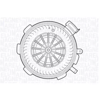Pulseur d'air habitacle MAGNETI MARELLI 069412701010
