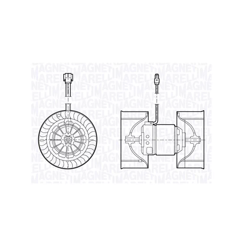 Pulseur d'air habitacle MAGNETI MARELLI 069412691010