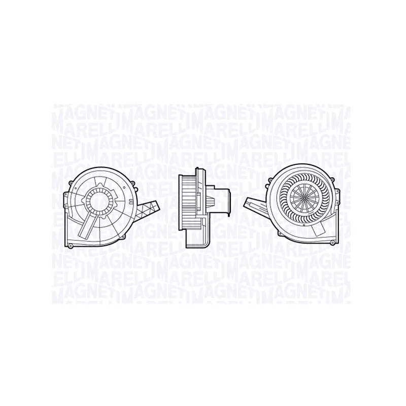 Pulseur d'air habitacle MAGNETI MARELLI 069412664010