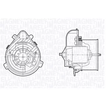 Pulseur d'air habitacle MAGNETI MARELLI 069412692010