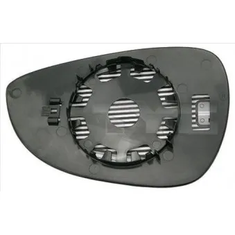 Verre de rétroviseur, rétroviseur extérieur TYC 310-0129-1