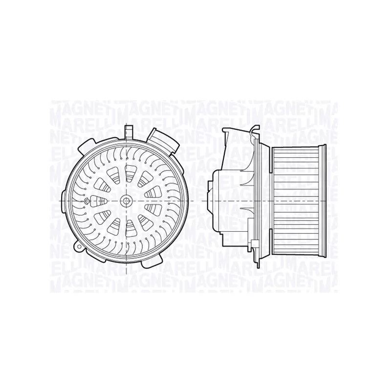 Pulseur d'air habitacle MAGNETI MARELLI 069412696010