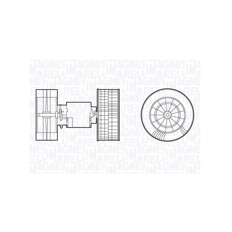 Pulseur d'air habitacle MAGNETI MARELLI 069412693010