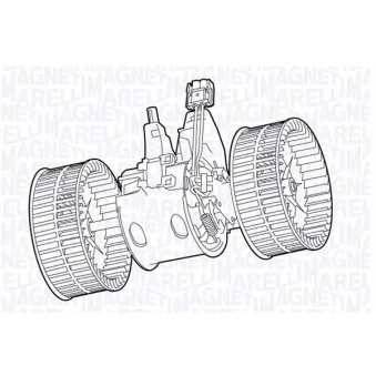 Pulseur d'air habitacle MAGNETI MARELLI 069412707010