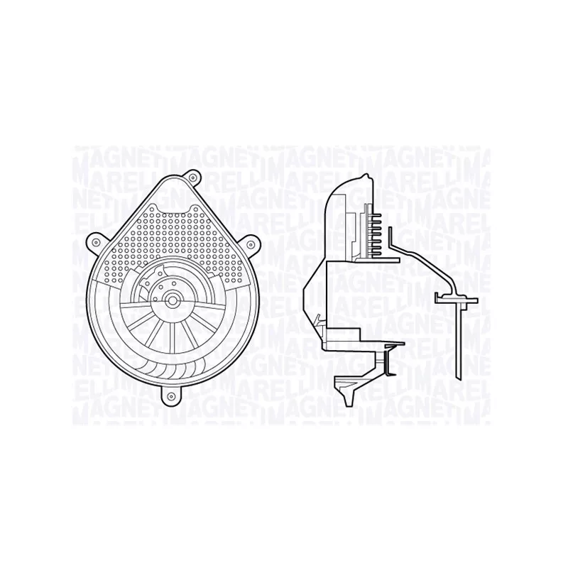 Pulseur d'air habitacle MAGNETI MARELLI 069412698010