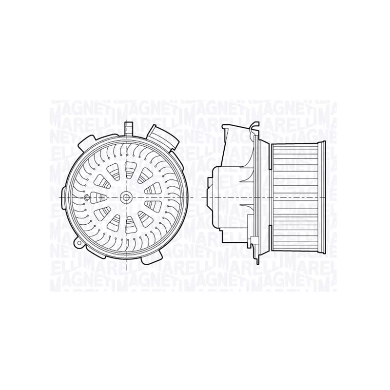 Pulseur d'air habitacle MAGNETI MARELLI 069412711010