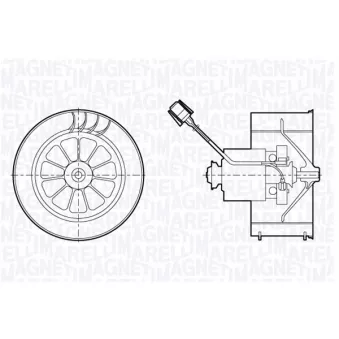 Pulseur d'air habitacle MAGNETI MARELLI 069412678010