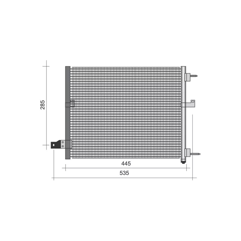Condenseur, climatisation MAGNETI MARELLI 350203434000