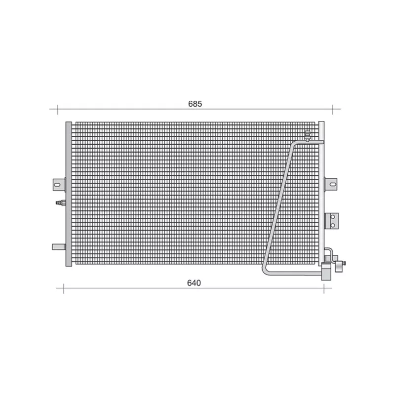 Condenseur, climatisation MAGNETI MARELLI 350203448000