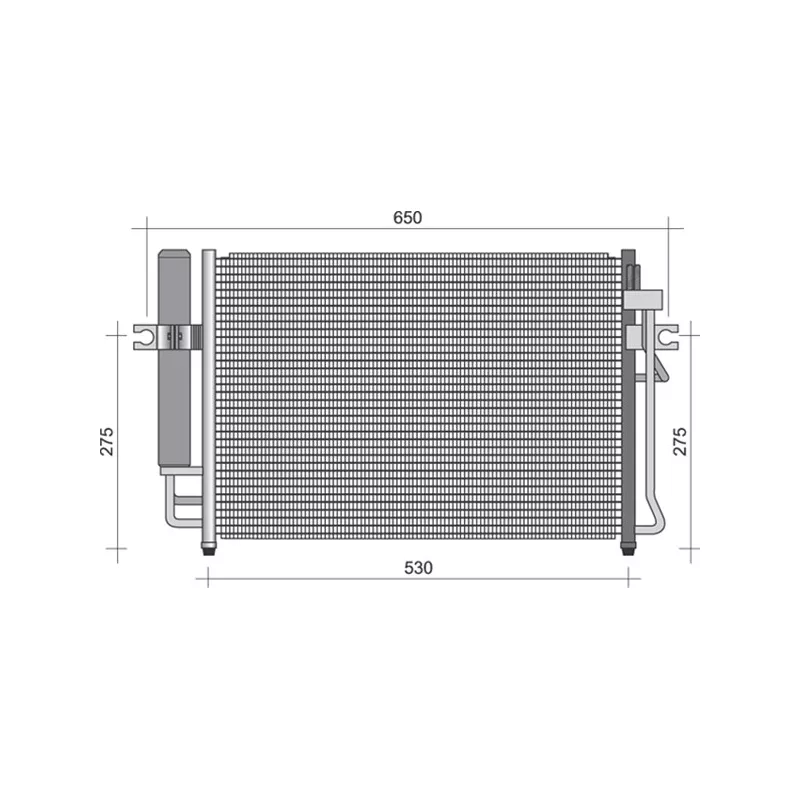 Condenseur, climatisation MAGNETI MARELLI 350203473000