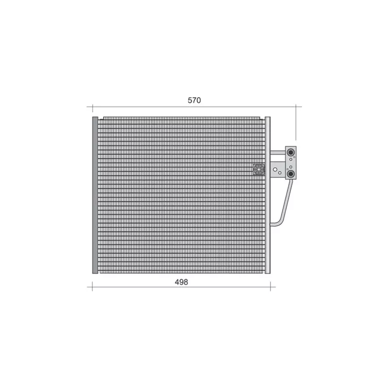 Condenseur, climatisation MAGNETI MARELLI 350203442000