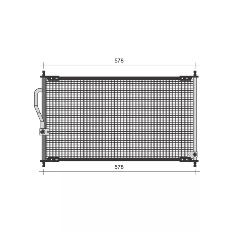 Condenseur, climatisation MAGNETI MARELLI 350203484000