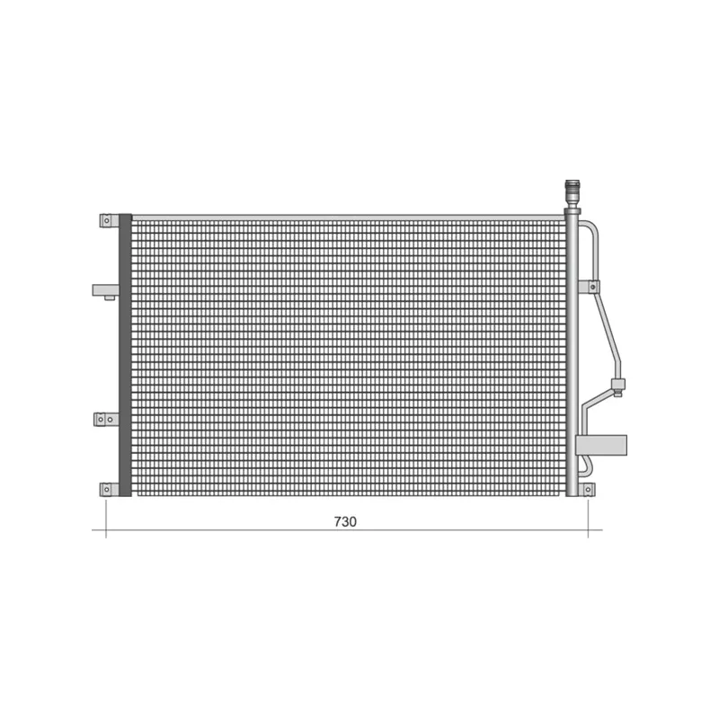 Condenseur, climatisation MAGNETI MARELLI 350203488000