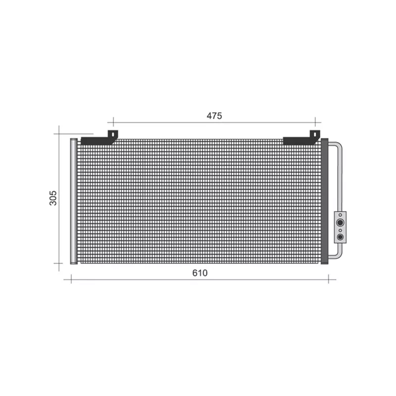 Condenseur, climatisation MAGNETI MARELLI 350203447000