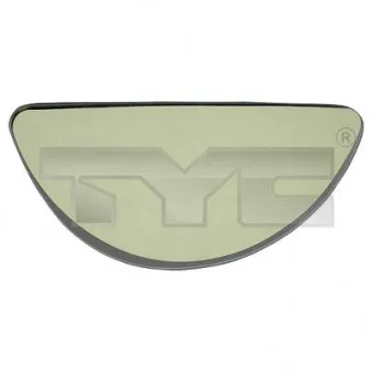 Verre de rétroviseur, rétroviseur extérieur TYC 310-0180-1