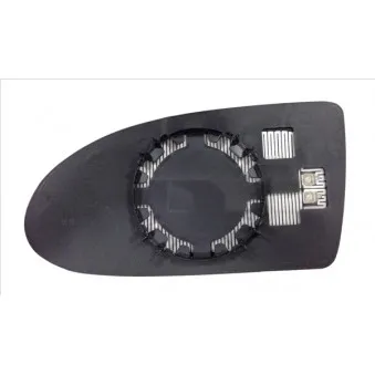 Verre de rétroviseur, rétroviseur extérieur TYC 313-0052-1