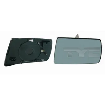 Verre de rétroviseur, rétroviseur extérieur TYC 321-0015-1