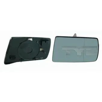 Verre de rétroviseur, rétroviseur extérieur TYC 321-0017-1