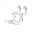 Jeu de 4 plaquettes de frein arrière KOREA C00509OEM - Visuel 2