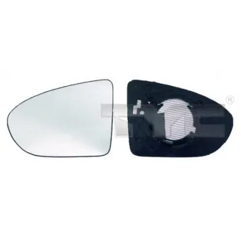 Verre de rétroviseur, rétroviseur extérieur TYC 324-0030-1