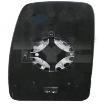 Verre de rétroviseur, rétroviseur extérieur TYC 324-0033-1