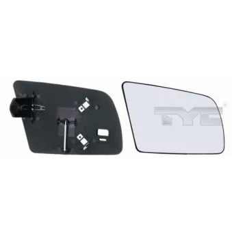 Verre de rétroviseur, rétroviseur extérieur TYC 325-0035-1