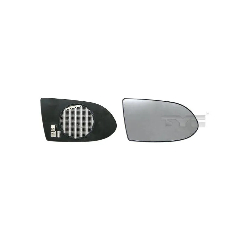 Verre de rétroviseur, rétroviseur extérieur TYC 325-0045-1