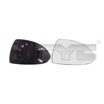 Verre de rétroviseur, rétroviseur extérieur TYC 325-0091-1