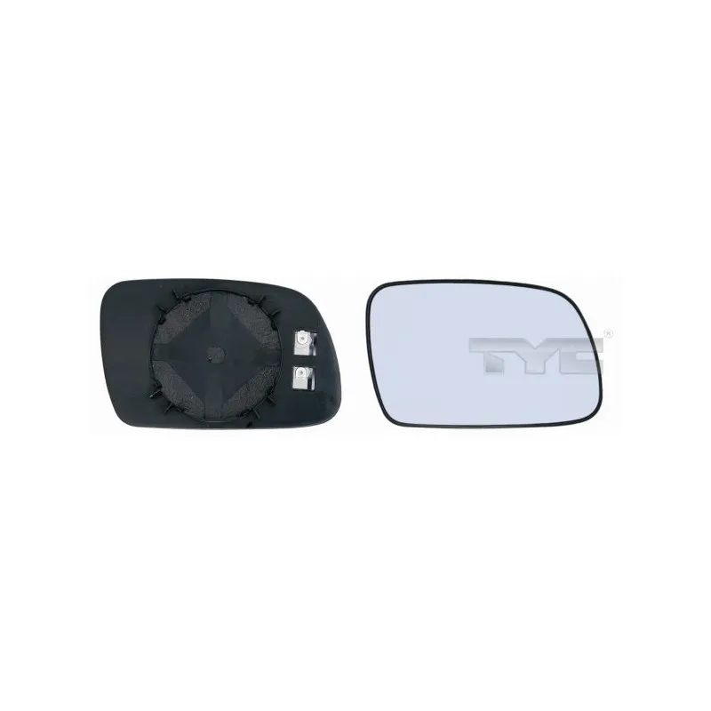 Verre de rétroviseur, rétroviseur extérieur TYC 326-0081-1