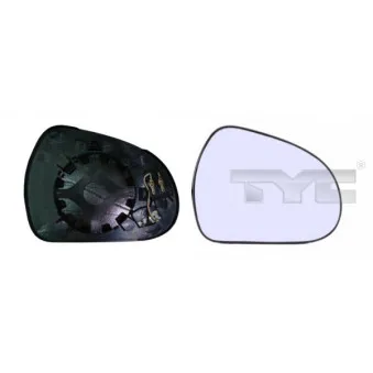 Verre de rétroviseur, rétroviseur extérieur TYC 326-0095-1