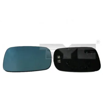 Verre de rétroviseur, rétroviseur extérieur TYC 328-0080-1