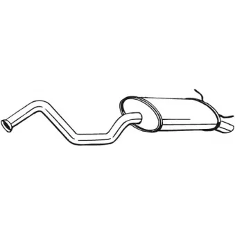 Silenciaux arrière BOSAL 278-769