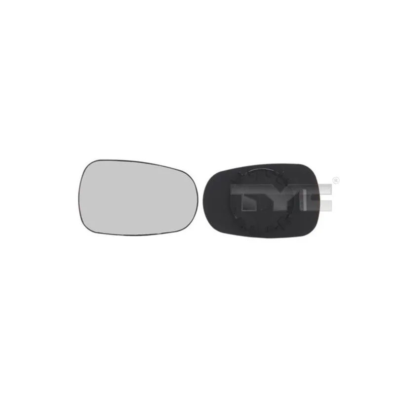 Verre de rétroviseur, rétroviseur extérieur TYC 328-0109-1