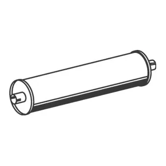 Silencieux central DINEX 50336