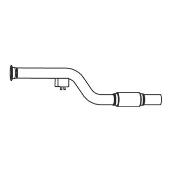 Tuyau d'échappement DINEX 56105