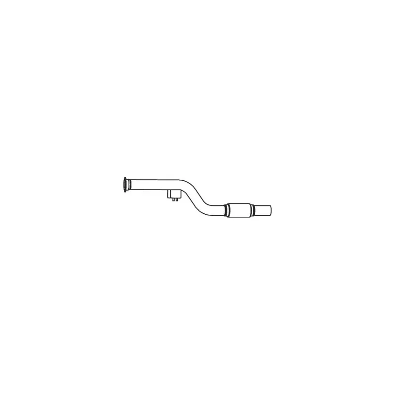 Tuyau d'échappement DINEX 56105