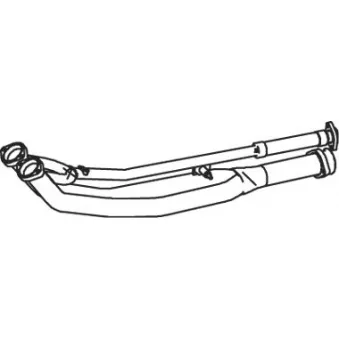 Tuyau d'échappement DINEX 56102