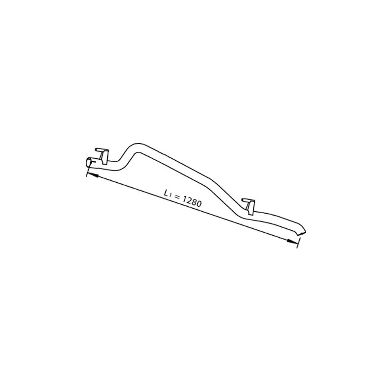 Tuyau d'échappement DINEX 56507
