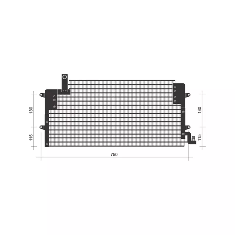 Condenseur, climatisation MAGNETI MARELLI 350203449000
