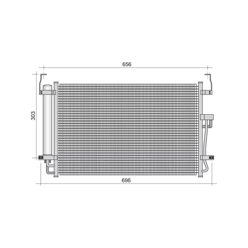 Condenseur, climatisation MAGNETI MARELLI 350203429000