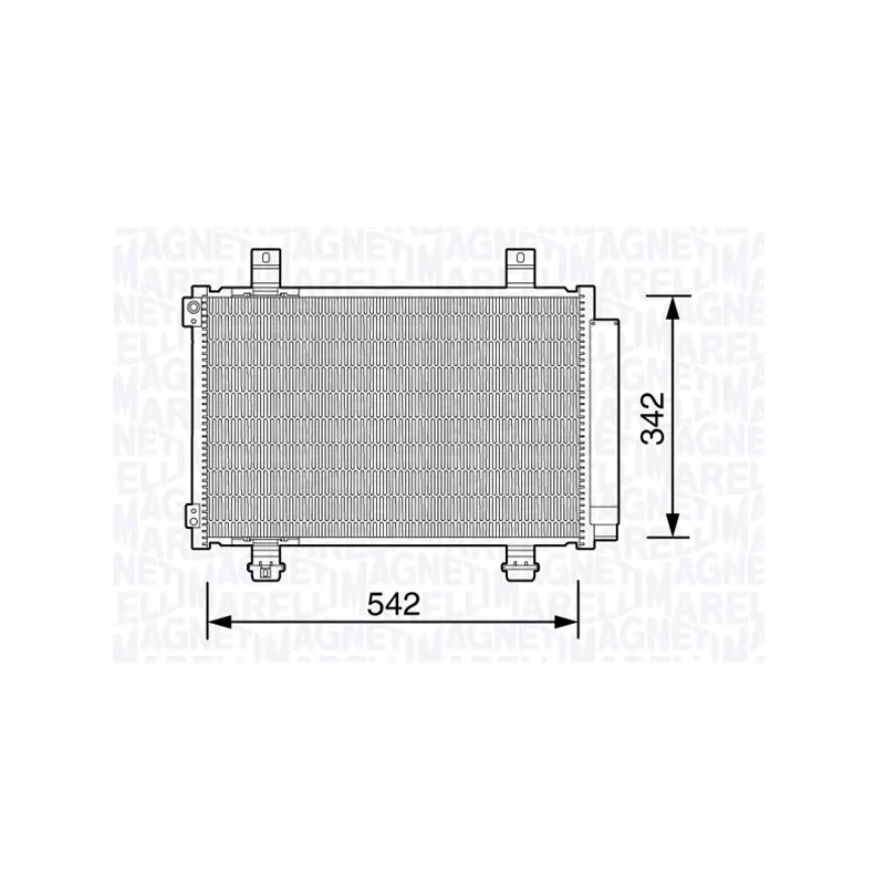Condenseur, climatisation MAGNETI MARELLI 350203673000