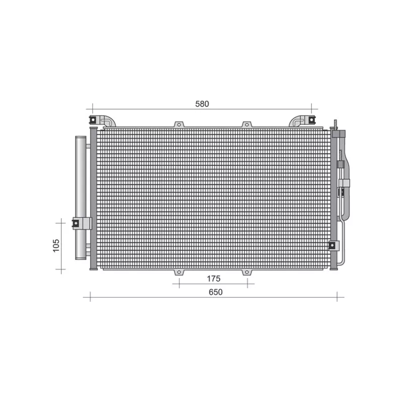 Condenseur, climatisation MAGNETI MARELLI 350203428000