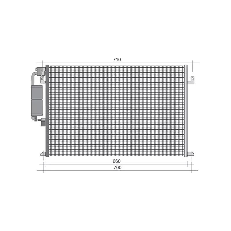 Condenseur, climatisation MAGNETI MARELLI 350203426000