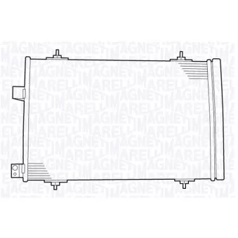 Condenseur, climatisation MAGNETI MARELLI 350203639000