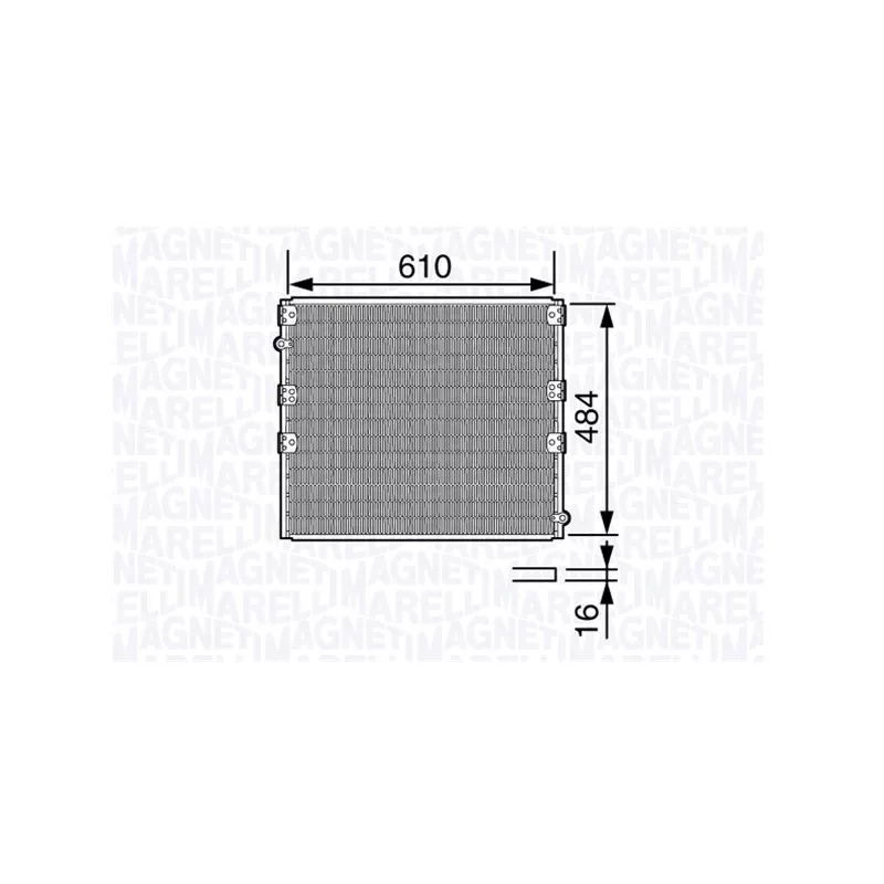 Condenseur, climatisation MAGNETI MARELLI 350203683000