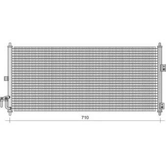 Condenseur, climatisation MAGNETI MARELLI 350203480000