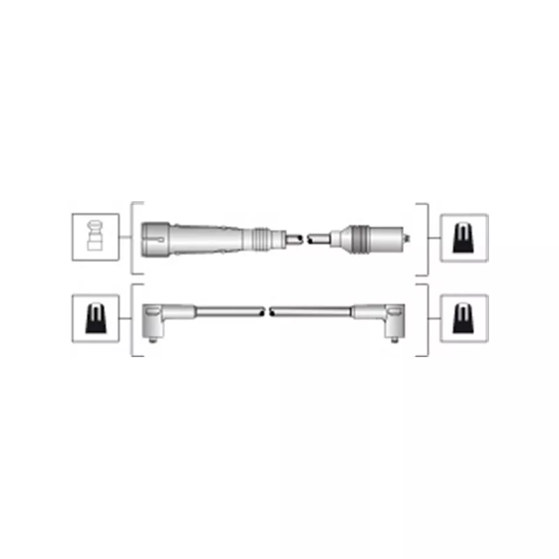 Kit de câbles d'allumage MAGNETI MARELLI 941318111283